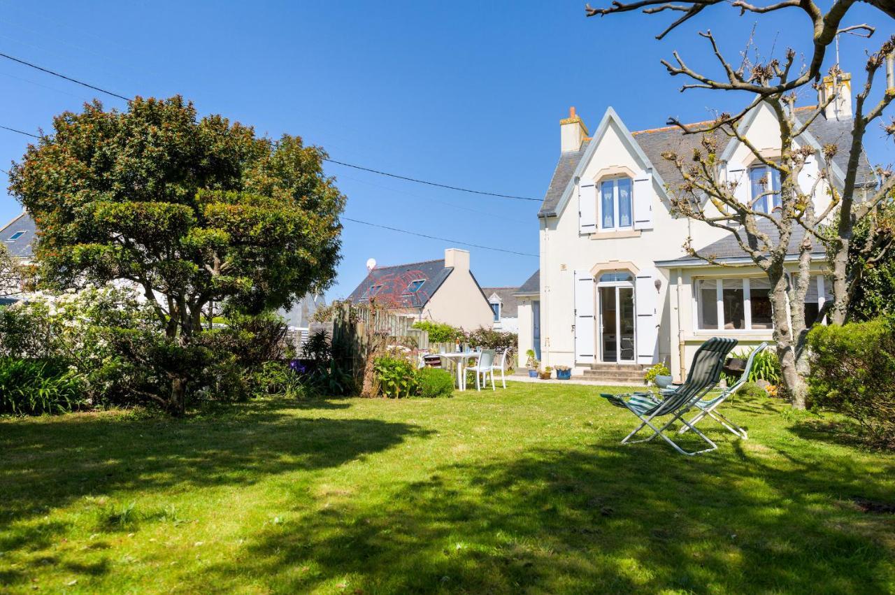 Au Coeur De Treffiagat - Maison Pour 6 - 300M De La Plage Exteriör bild